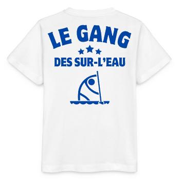 paddle, fan de paddle, pagayer - T-shirt bio MINI CREATOR Stanley/Stella Enfant - blanc - Dos - Maike (125cm)