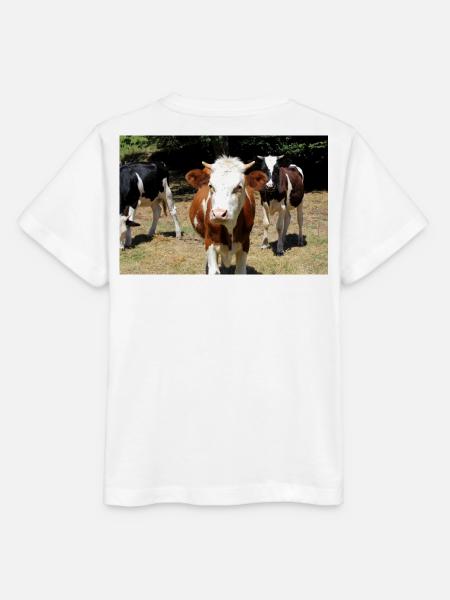 Kuh Poster - Stanley/Stella Kinder T-Shirt MINI CREATOR - Weiß