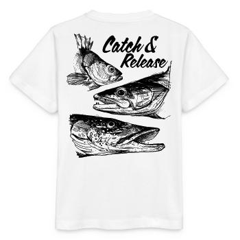 Catch & Release - Stanley/Stella Kinder T-Shirt MINI CREATOR  - Weiß - Hinten - Maike (125cm)