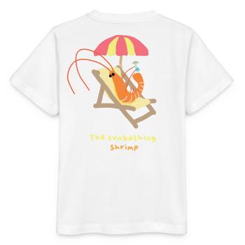 Garnelen beim Sonnenbaden - Stanley/Stella Kinder T-Shirt MINI CREATOR  - Weiß - Hinten - Maike (125cm)
