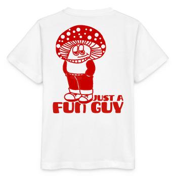 Just a chill guy Just a Fungi Meme - Stanley/Stella Kinder T-Shirt MINI CREATOR  - Weiß - Hinten - Maike (125cm)