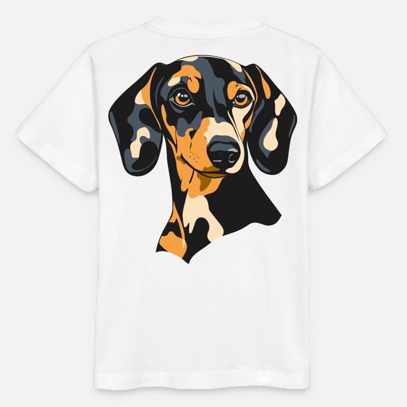 Dackel - Stanley/Stella Kinder T-Shirt MINI CREATOR  - Weiß