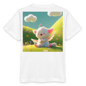 Entwurf - Stanley/Stella Kinder T-Shirt MINI CREATOR  - Weiß - Hinten - Maike (125cm)