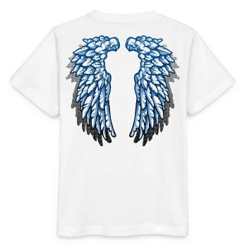 Engelsflügel - Stanley/Stella Kinder T-Shirt MINI CREATOR  - Weiß - Hinten - Maike (125cm)