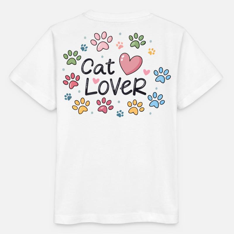 Bunte Katzenliebe - Stanley/Stella Kinder T-Shirt MINI CREATOR  - Weiß