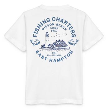 Fishing Charter East Hampton - T-shirt bio MINI CREATOR Stanley/Stella Enfant - blanc - Dos - Maike (125cm)