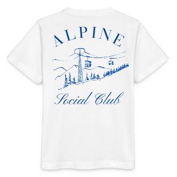 Club social alpin après ski Ski Mountain - T-shirt bio MINI CREATOR Stanley/Stella Enfant - blanc - Dos - Maike (125cm)