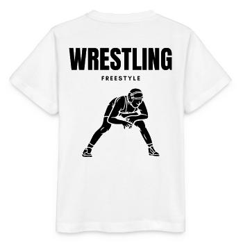FREISTIL-WRESTLING - Stanley/Stella Kinder T-Shirt MINI CREATOR  - Weiß - Hinten - Maike (125cm)