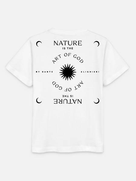 Nature is the Art of God - Stanley/Stella Kinder T-Shirt MINI CREATOR  - Weiß
