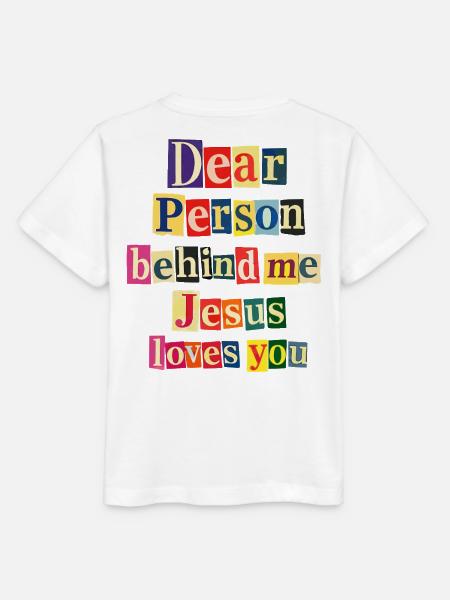 Jesus liebt dich positive Botschaft - Stanley/Stella Kinder T-Shirt MINI CREATOR - Weiß