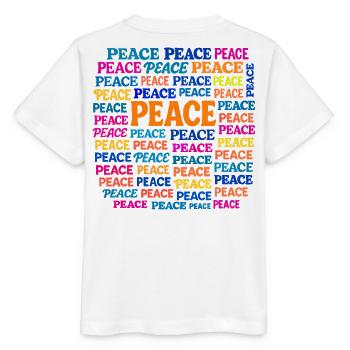 Peace - Stanley/Stella Kinder T-Shirt MINI CREATOR  - Weiß - Hinten - Maike (125cm)