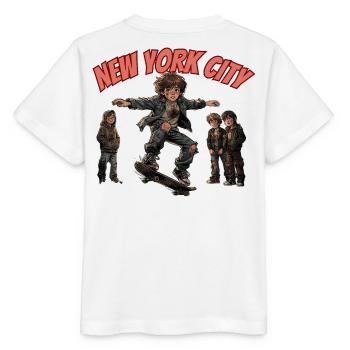 SAUT À NEW YORK - T-shirt bio MINI CREATOR Stanley/Stella Enfant - blanc - Dos - Maike (125cm)