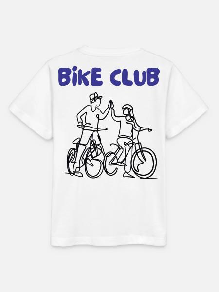 Bike Club Strichzeichnung - Stanley/Stella Kinder T-Shirt MINI CREATOR - Weiß