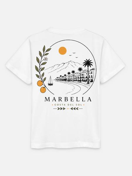 Marbella Küstenstimmung - Stanley/Stella Kinder T-Shirt MINI CREATOR - Weiß