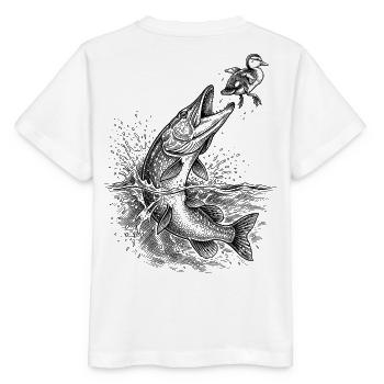 Pike Surface Hunt 2 | Classic Collection - Stanley/Stella MINI CREATOR Kids’ T-Shirt - white - Back - Maike (125cm)