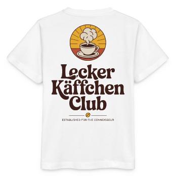 Coffee Delicious Coffee Club Espresso Cafe Barista - Stanley/Stella MINI CREATOR Kids’ T-Shirt - white - Back - Maike (125cm)