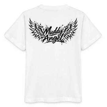 Muddy Angel - Stanley/Stella Kinder T-Shirt MINI CREATOR  - Weiß - Hinten - Maike (125cm)