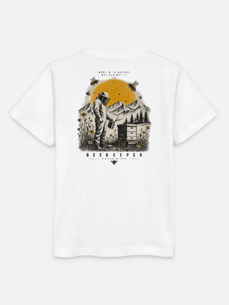 Imker mit Leidenschaft - Stanley/Stella Kinder T-Shirt MINI CREATOR  - Weiß