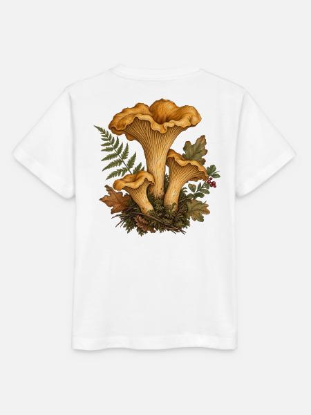 Pfifferlinge Pilzsammler Natur Wald Geschenk - Stanley/Stella Kinder T-Shirt MINI CREATOR  - Weiß
