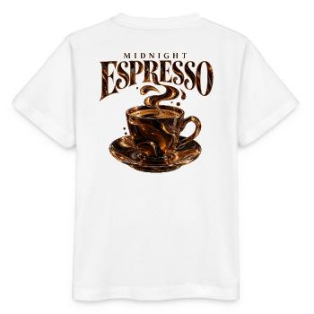 Midnight Espresso Club - Stanley/Stella Kinder T-Shirt MINI CREATOR  - Weiß - Hinten - Maike (125cm)