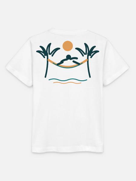 Palmenstrand Hängemattenzauber - Stanley/Stella Kinder T-Shirt MINI CREATOR - Weiß