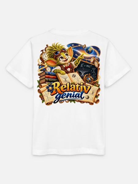 Wenuma Relativ genial - Stanley/Stella Kinder T-Shirt MINI CREATOR - Weiß