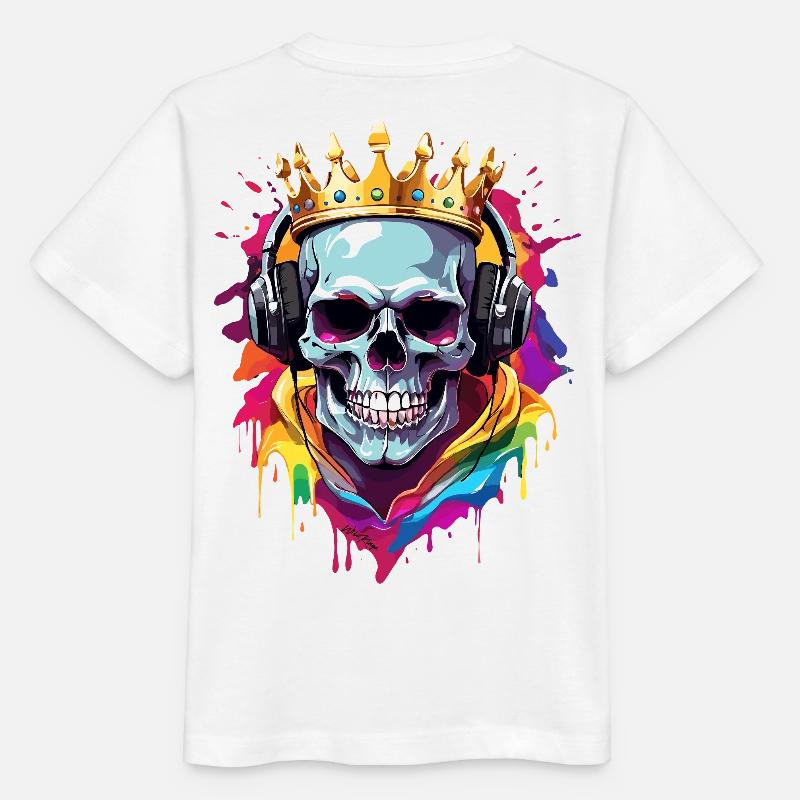 Kopfhörer - Stanley/Stella Kinder T-Shirt MINI CREATOR  - Weiß