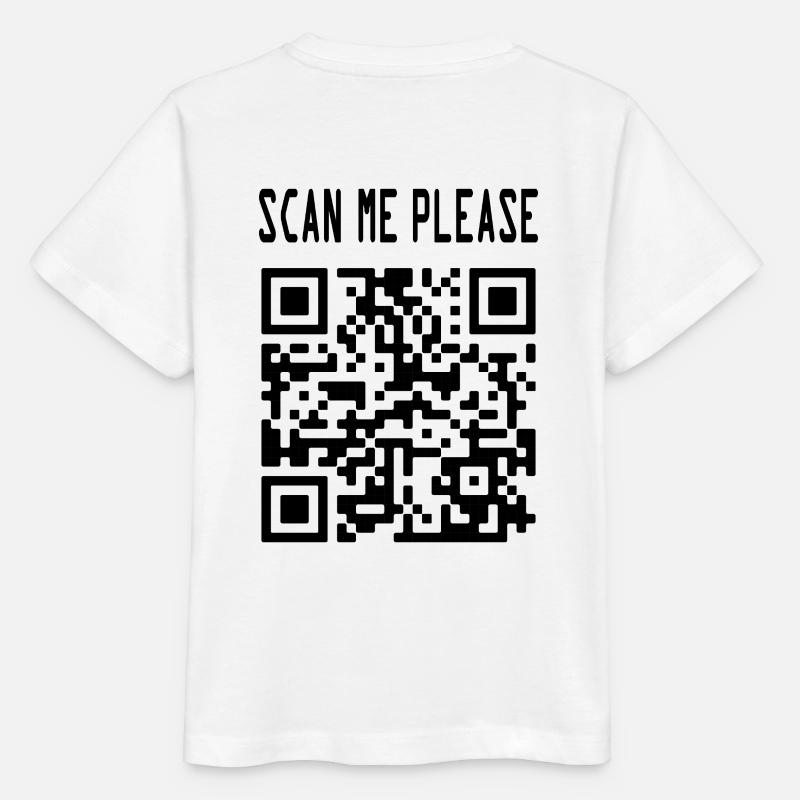 Scanne mich QR Code für Motivation - Stanley/Stella Kinder T-Shirt MINI CREATOR - Weiß