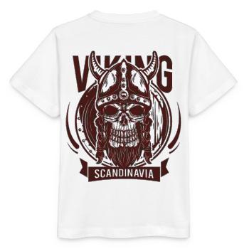 Viking Skandinavisch - Stanley/Stella Kinder T-Shirt MINI CREATOR  - Weiß - Hinten - Maike (125cm)