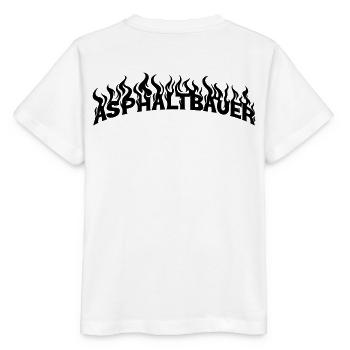 Asphalt Builder - Stanley/Stella MINI CREATOR Kids’ T-Shirt - white - Back - Maike (125cm)