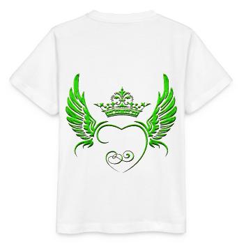 Angel-Wings-Angels-Wings-Little Angel-Wing-Fly - Stanley/Stella MINI CREATOR Kids’ T-Shirt - white - Back - Maike (125cm)