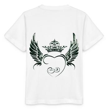 Angel-Wings-Angels-Wings-Little Angel-Wing-Fly - Stanley/Stella MINI CREATOR Kids’ T-Shirt - white - Back - Maike (125cm)