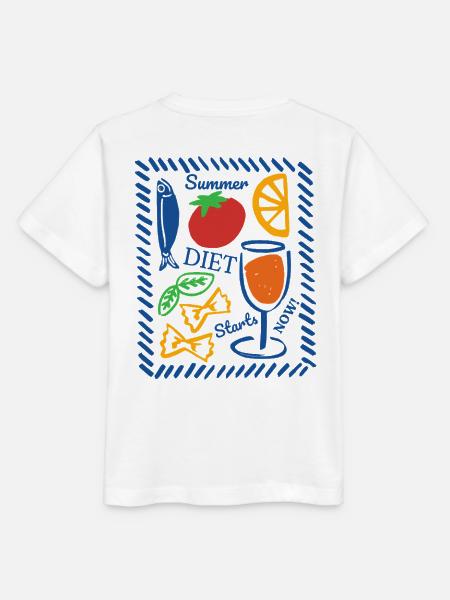 Die Sommerdiät beginnt jetzt - Stanley/Stella Kinder T-Shirt MINI CREATOR - Weiß