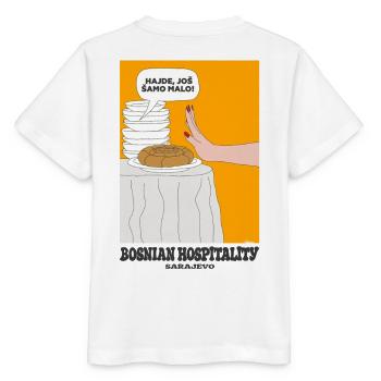 Bosnian hospitality - Stanley/Stella MINI CREATOR Kids’ T-Shirt - white - Back - Maike (125cm)