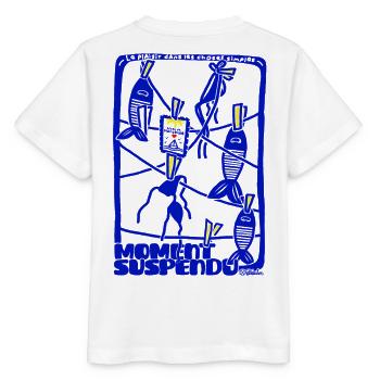 Moments Suspendus Marseille - T-shirt bio MINI CREATOR Stanley/Stella Enfant - blanc - Dos - Maike (125cm)