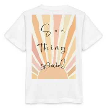 Sonnenstrahlen Special – Handlettering - Stanley/Stella Kinder T-Shirt MINI CREATOR  - Weiß - Hinten - Maike (125cm)