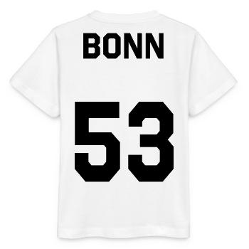 Bonn 53 - T-shirt bio MINI CREATOR Stanley/Stella Enfant - blanc - Dos - Maike (125cm)