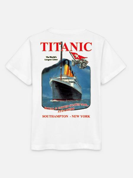 TITANIC Liner Kreation Louis RUNEMBERG © Adagp - Stanley/Stella Kinder T-Shirt MINI CREATOR - Weiß