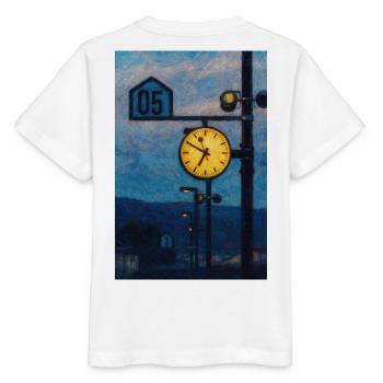 La gare - T-shirt bio MINI CREATOR Stanley/Stella Enfant - blanc - Dos - Maike (125cm)