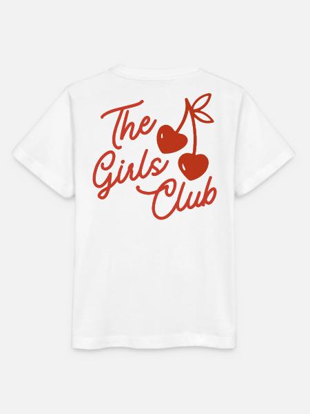 Das Mädchenclub-Kirsch-Skript - Stanley/Stella Kinder T-Shirt MINI CREATOR  - Weiß