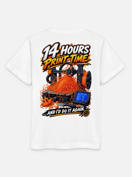 14 Hours Print Fail - Stanley/Stella Kinder T-Shirt MINI CREATOR  - Weiß
