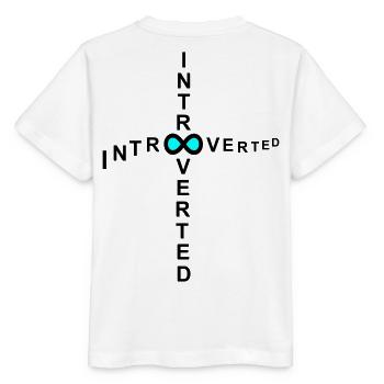 introvert - Stanley/Stella MINI CREATOR Kids’ T-Shirt - white - Back - Maike (125cm)