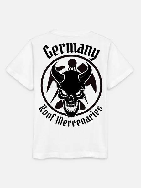 Germany Roof Mercenaries - Stanley/Stella Kinder T-Shirt MINI CREATOR  - Weiß
