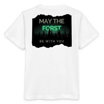 Que le Forst soit avec vous ! - T-shirt bio MINI CREATOR Stanley/Stella Enfant - blanc - Dos - Maike (125cm)