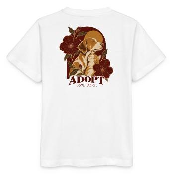 Adopt Don’t Shop Dog & Cat - Stanley/Stella Kinder T-Shirt MINI CREATOR  - Weiß - Hinten - Maike (125cm)