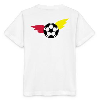 Soccer Flying Ball Flag Championship - Stanley/Stella MINI CREATOR Kids’ T-Shirt - white - Back - Maike (125cm)