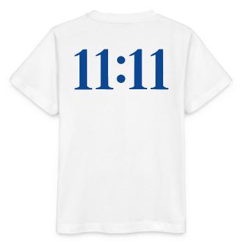 11:11 - Stanley/Stella Kinder T-Shirt MINI CREATOR  - Weiß - Hinten - Maike (125cm)