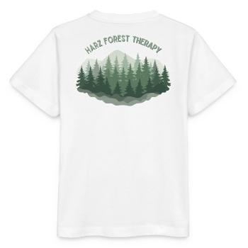 Harz Forest Therapy - Stanley/Stella Kinder T-Shirt MINI CREATOR  - Weiß - Hinten - Maike (125cm)