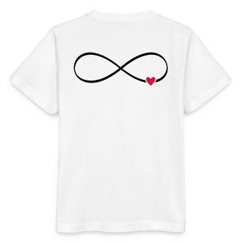 infini coeur - T-shirt bio MINI CREATOR Stanley/Stella Enfant - blanc - Dos - Maike (125cm)