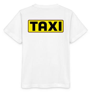 Taxi - Stanley/Stella Kinder T-Shirt MINI CREATOR  - Weiß - Hinten - Maike (125cm)